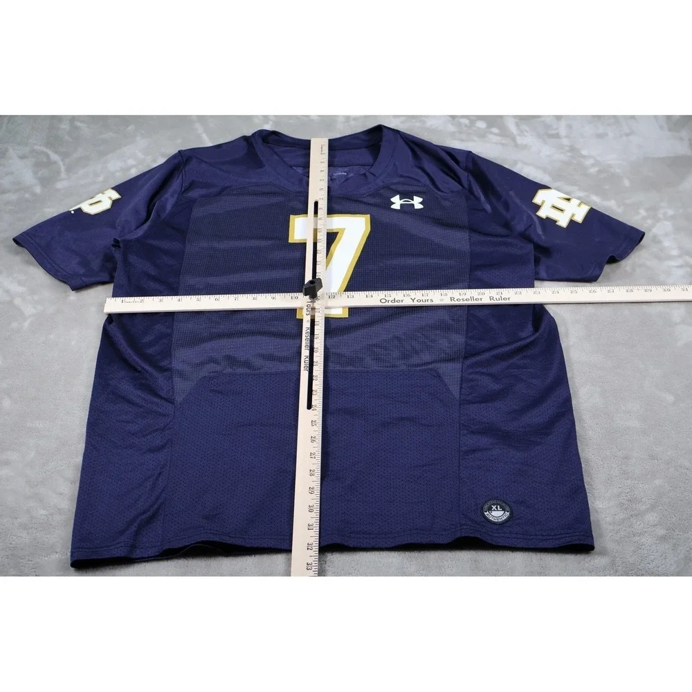 Notre Dame Fighting Irish Jersey Mens XL Blue NCAA Football Under Armour